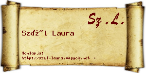 Szél Laura névjegykártya